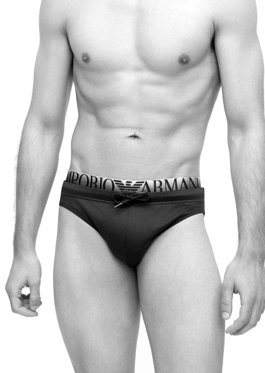 Emporio Armani Zwemslip Heren Zwart | EM000582