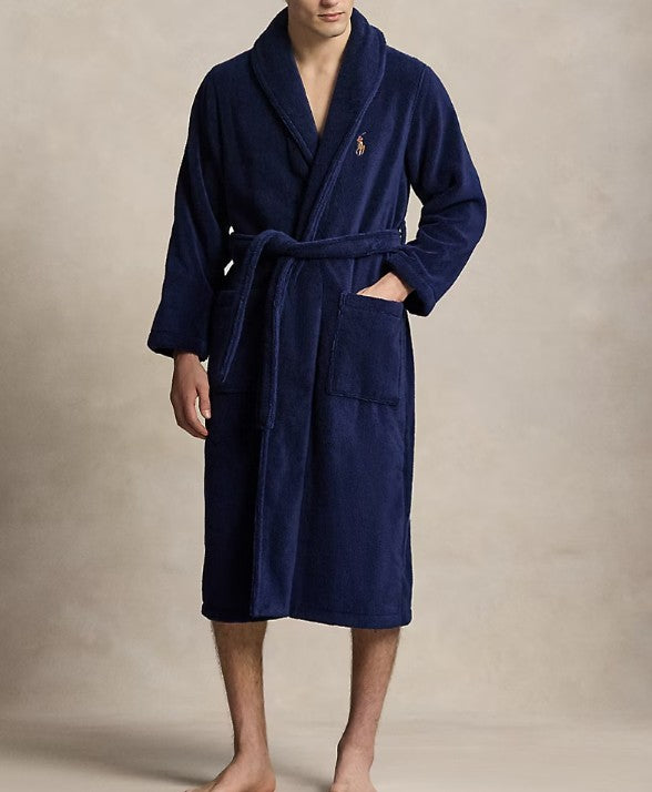 polo ralph lauren badjas navy