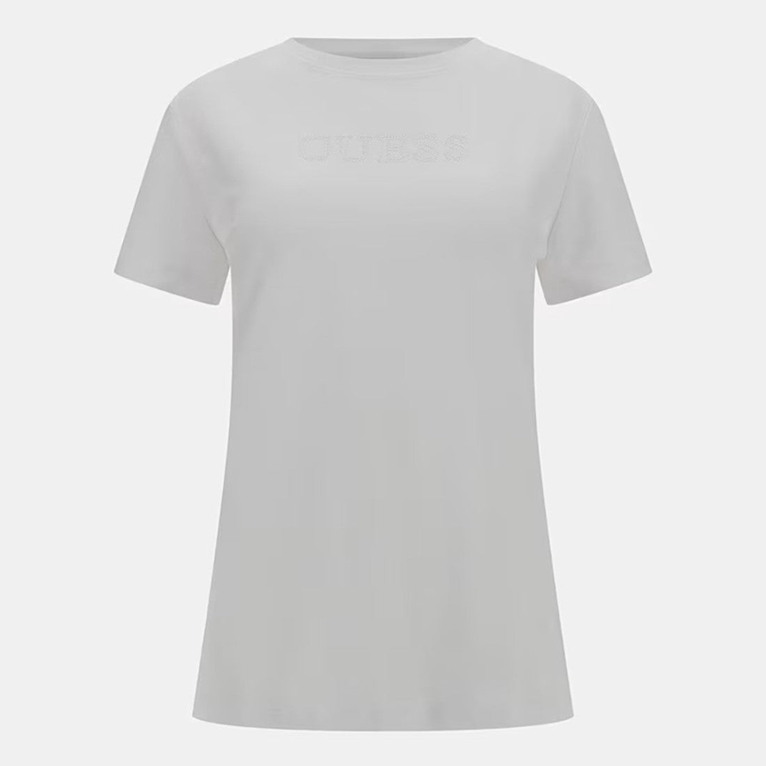 Guess T-shirt Briana met Strasslogo - Wit