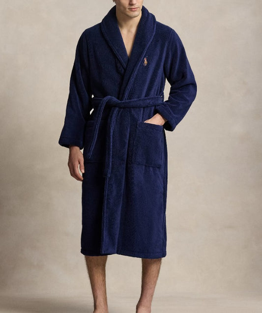 polo ralph lauren badjas navy