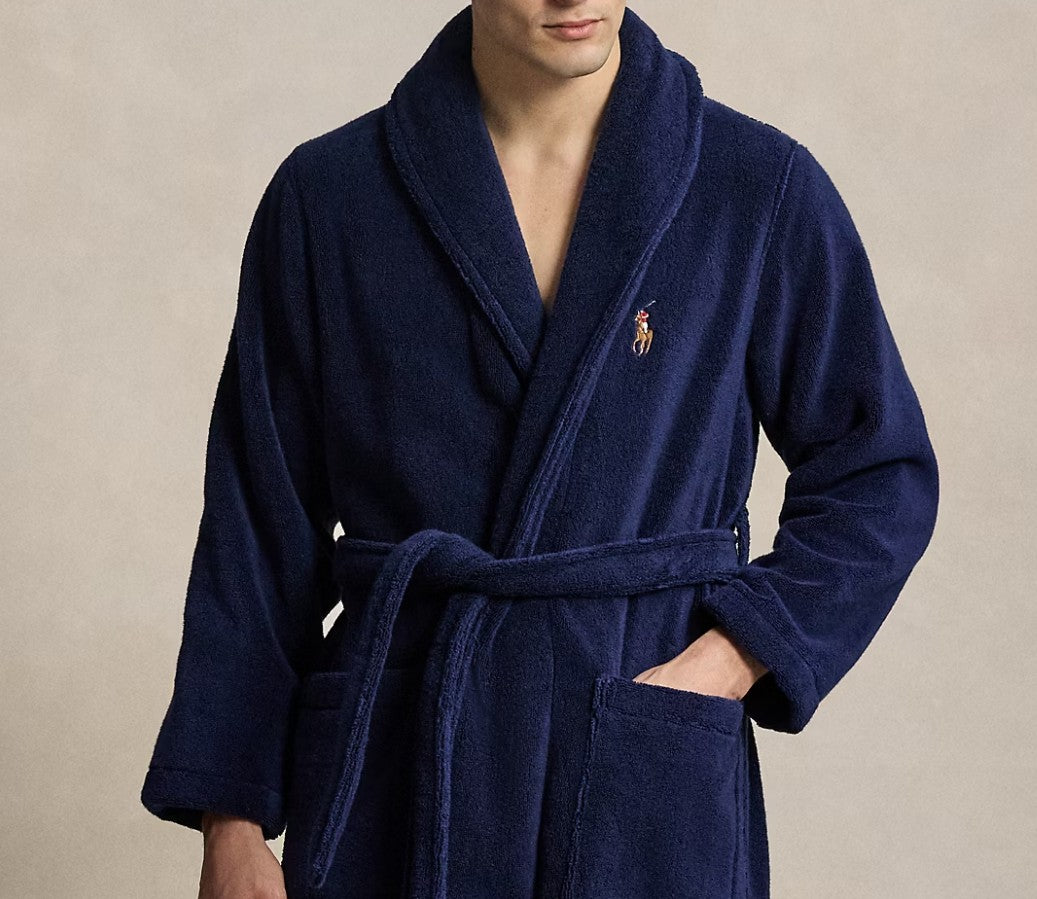 polo ralph lauren badjas navy