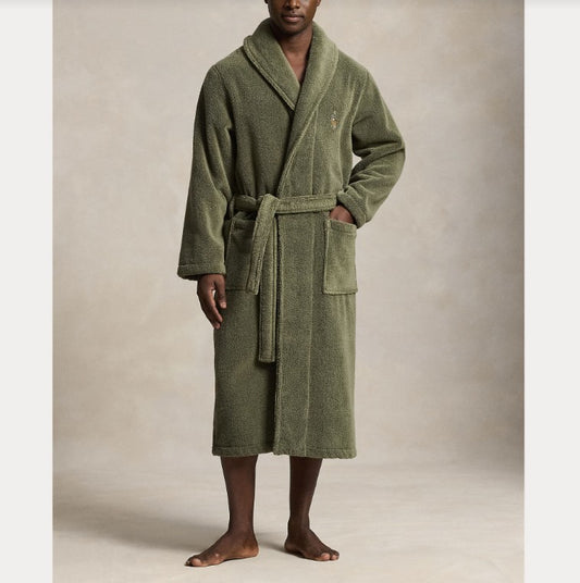 polo ralph lauren badjas green