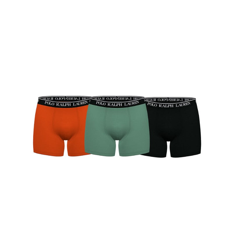 3-pack boxer briefs ornaje groen zwart
