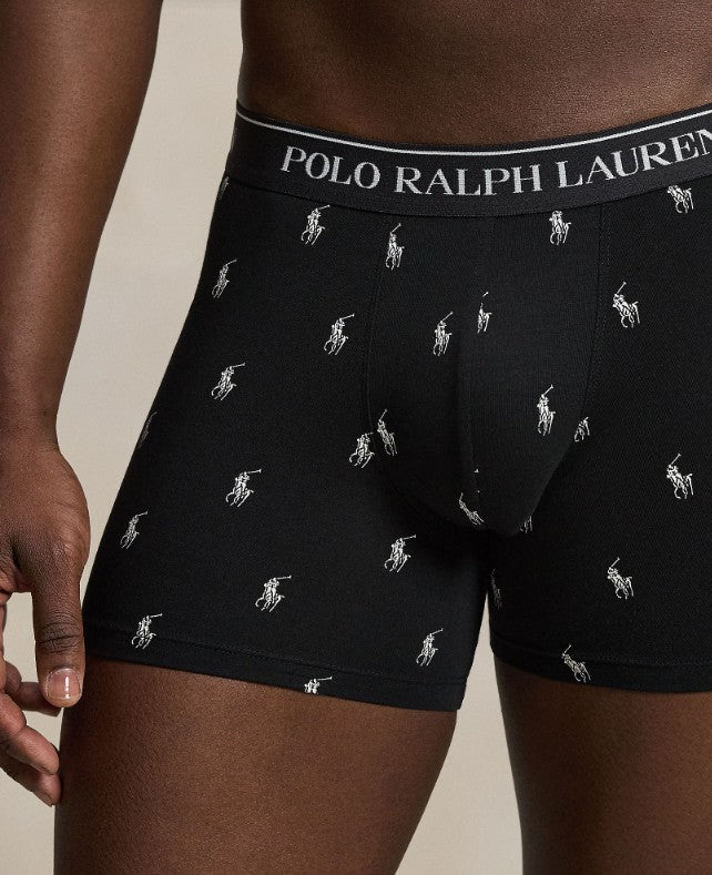 Polo Ralph Lauren Boxer Briefs 3-Pack - zwart/blauw/wit