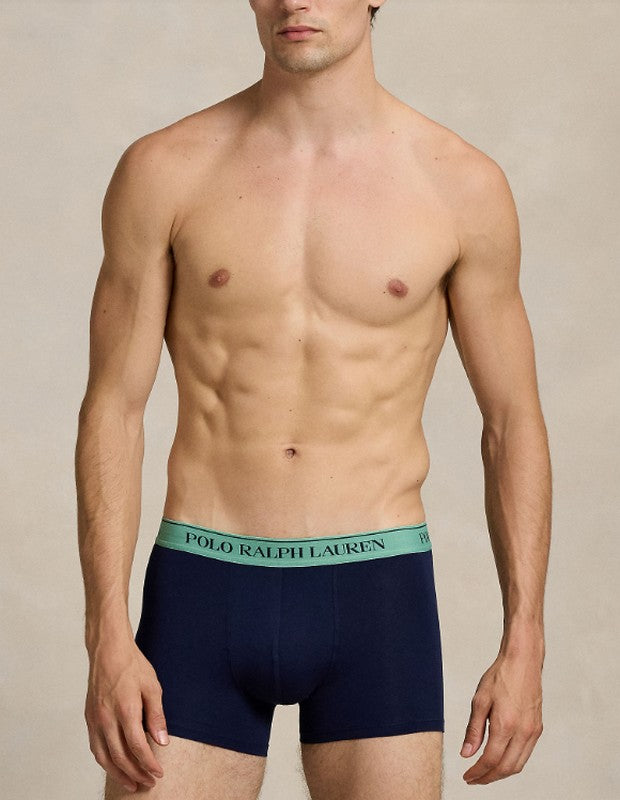 Polo Ralph Lauren - 3-pack Trunks - Blauw | Lingerie Mission