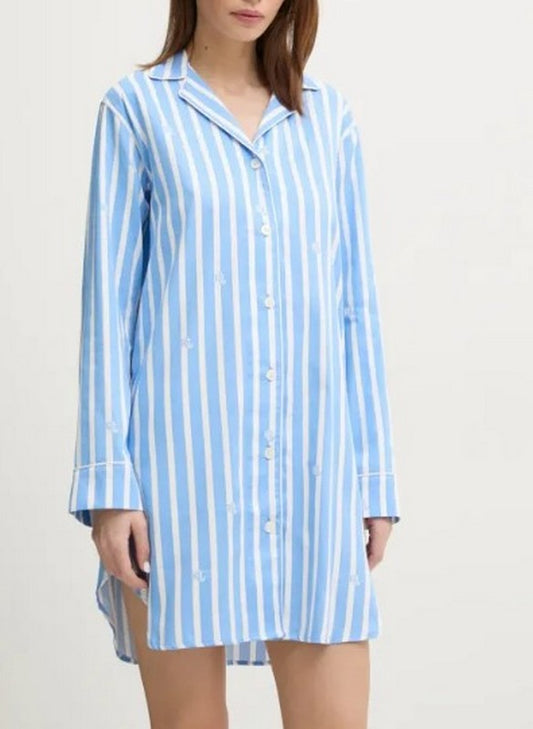 Lauren Ralph Lauren - Sleepshirt Blauw